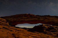 Mesa Arch under the stars