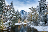 Snowy Half  Dome 1