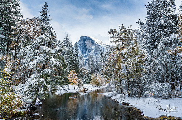 Snowy Half  Dome 1