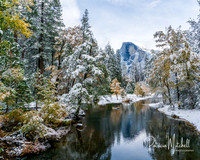 Snowy Autumn Halfdome
